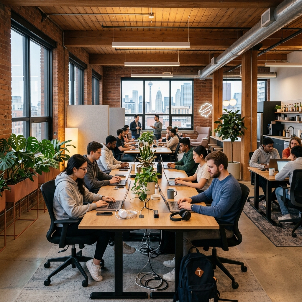 SaaS startup office