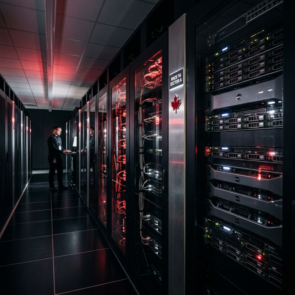 Secure Canadian server room